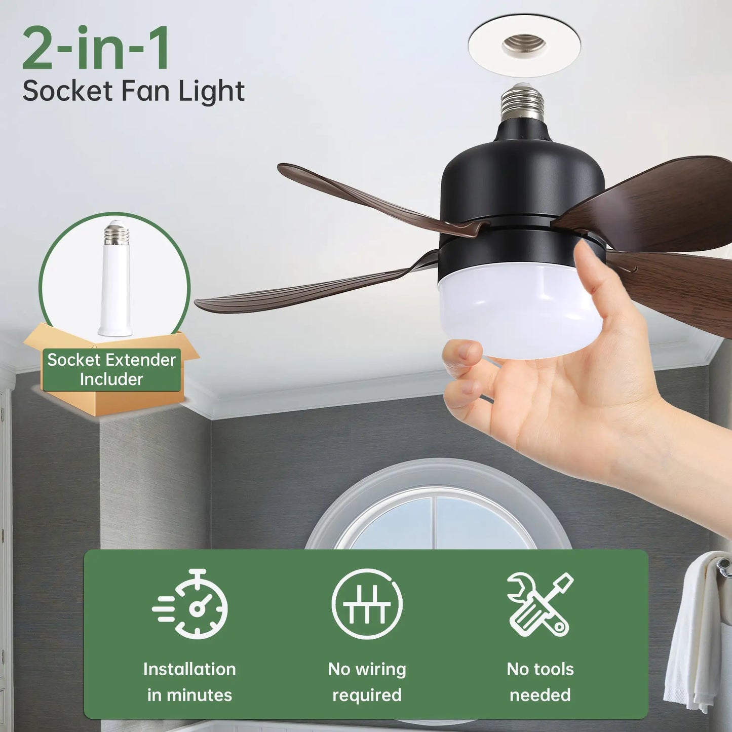 Polycarbonate Ceiling Fan