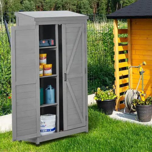 Outdoor Lockers  Metal Tops