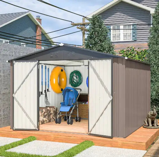 Secure Metal Garden Shed