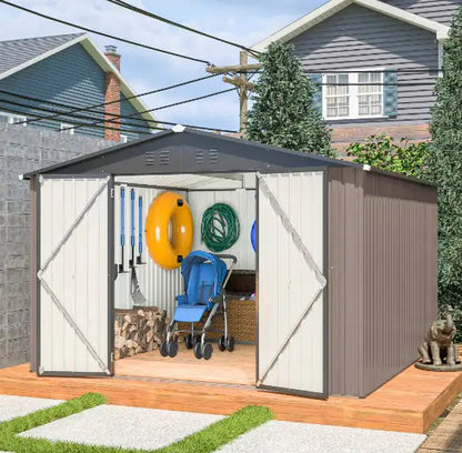 Secure Metal Garden Shed