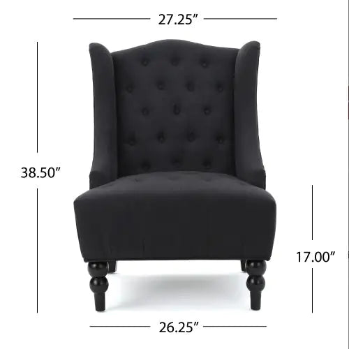 TODDMAN HI-BACK CLUB CHAIR