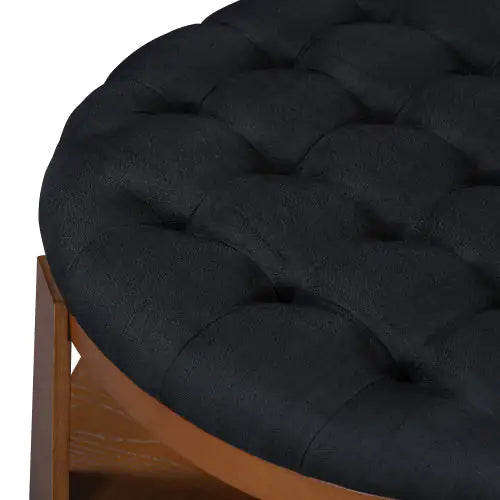 Round Footstool Coffee Table