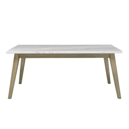 Vida - White Marble Top Dining Table