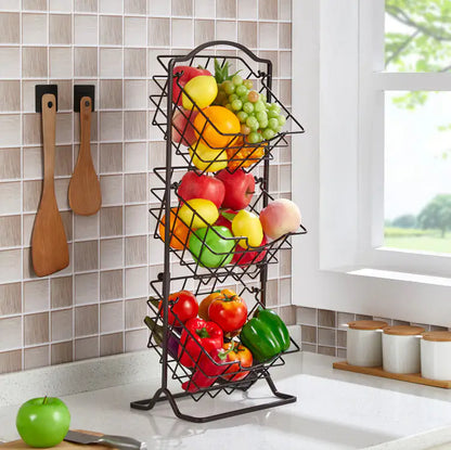 Simple Multi-layer Iron Storage Shelf
