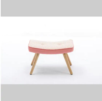 Wooden Stepping Stool with Non-Slip Cushion