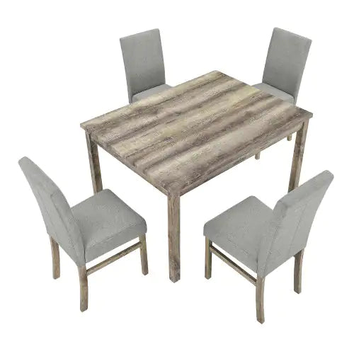 Elegant Solid Wood Dining Set